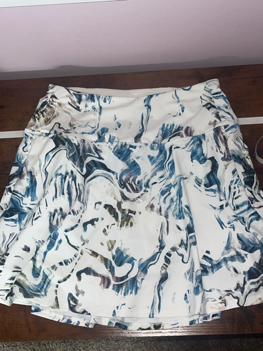 CALIA by Carrie Underwood Women's Moss Print Multi 15" Eagle Skort - White/Green